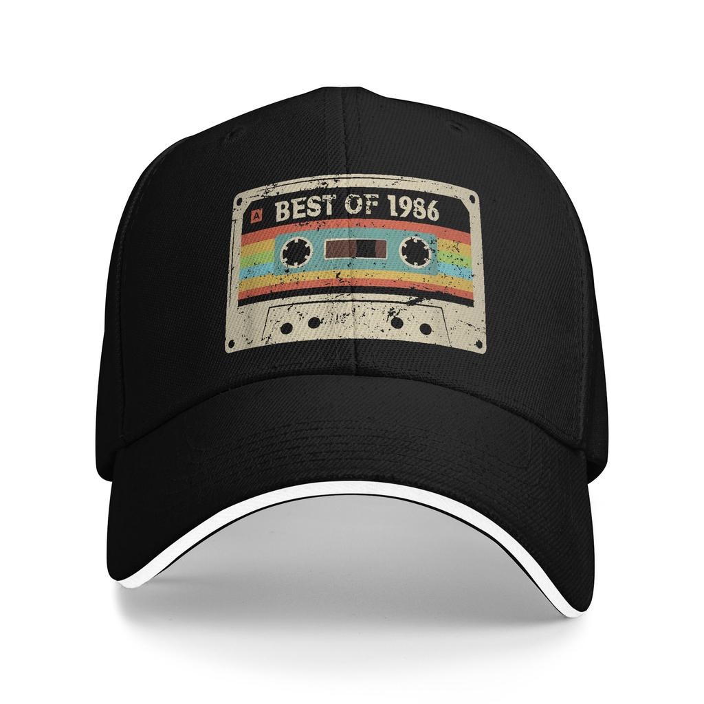 Gorra De Béisbol Casual De Verano La Mejor De 1986 Vintage Para Cumpleaños Número 40 Gorra Trucker Para Hombre Estilo Urban