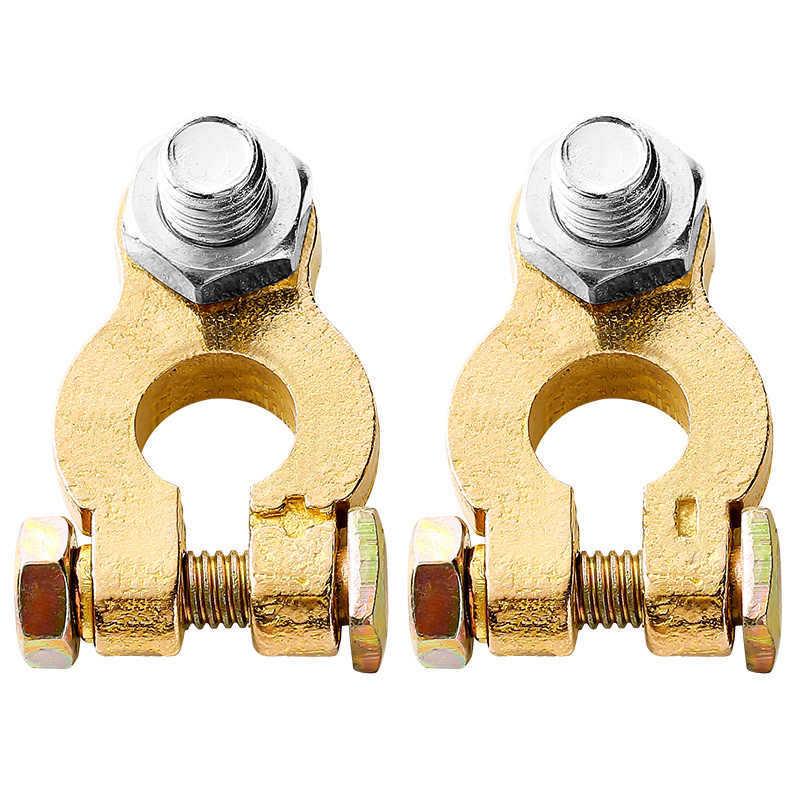 General Motors Brass Power Knob Switch Battery Terminal, Clip Adapter, Power-off Leak-proof