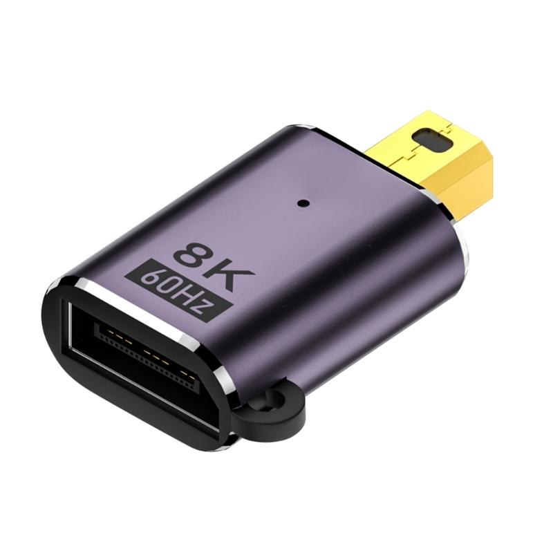 Two-Direction Mini  Converters Mini  Adapter 32Gbps Support 8K60Hz,4K120Hz 7680x4320P