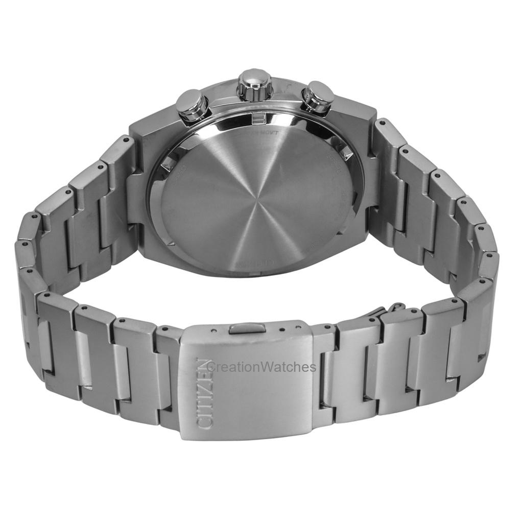 Citizen Мужские часы Zenshin Chronograph Super Titanium Salmon Dial Eco-Drive CA4610-85Z 100M