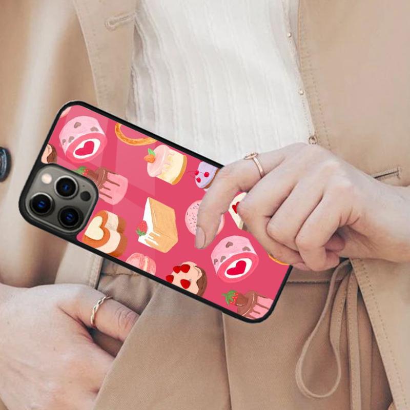 Чехол для телефона с магнитами 'Торт Фэнси Десерт' для APPLE iPhone 17 Air 16 14 13 12 Pro Max 15 Plus Беспроводная зарядка с покрытием MagSafe