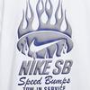 Nike Футболка Скейтборд Свободного Кроя с Логотипом SB Мужские Топы Белый HJ0821100
