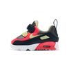 Air Max 90 Synthetic Leather Slip-On Air Cushion Casual Low-Top Running Shoes Baby Sneaker Black Red 881924-023