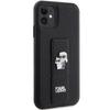Etui do iPhone 11 Karl Lagerfeld Gripstand Saffiano Czarne