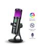 USB-микрофон для ПК, Mac, игр, записи, потокового вещания, подкастинга, компьютерного конденсаторного микрофона RGB с телефонным адаптером и выходом для наушников