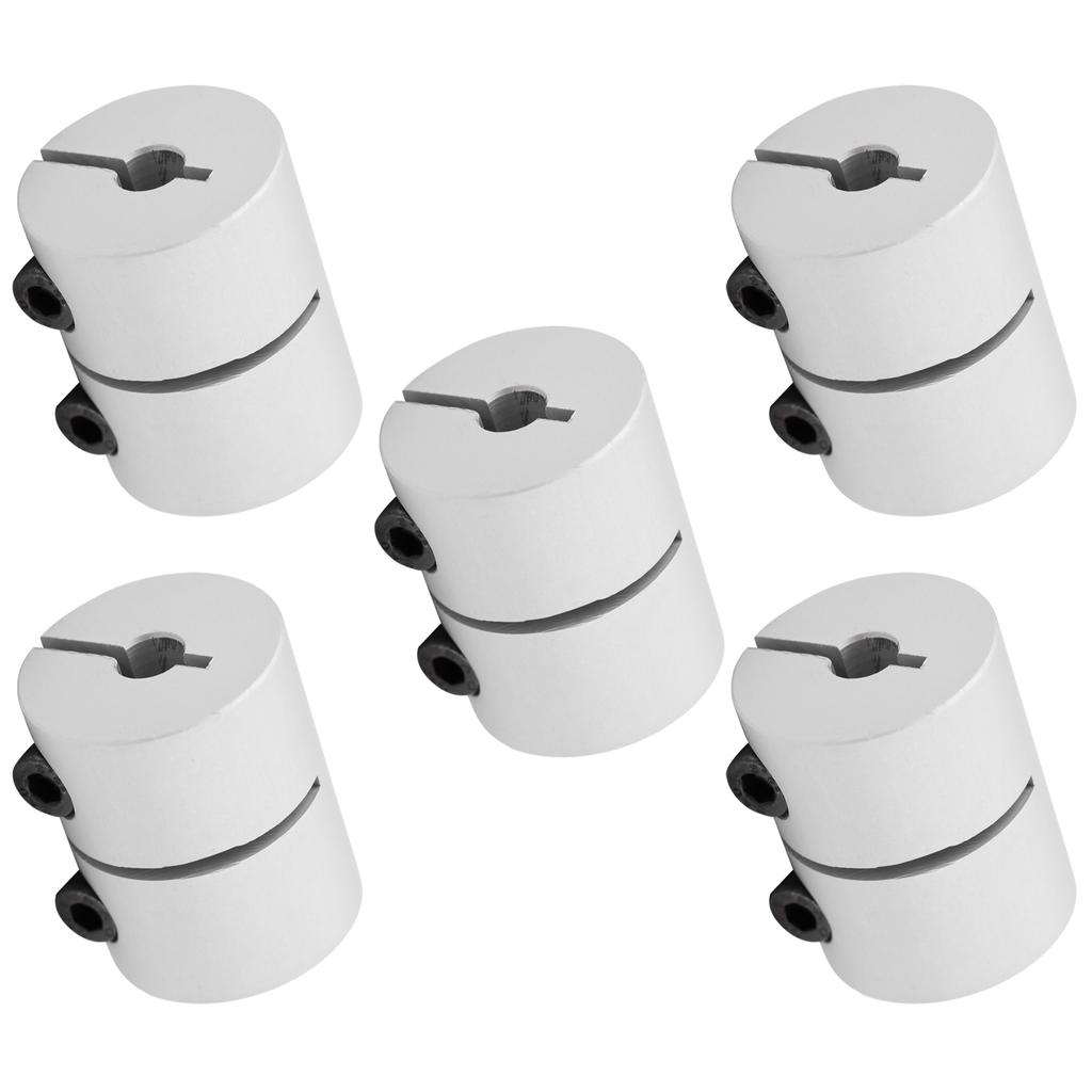 5Pcs Shaft Coupler Coupling Aluminium Alloy Connector for 3D Printer Servo Stepper Motor