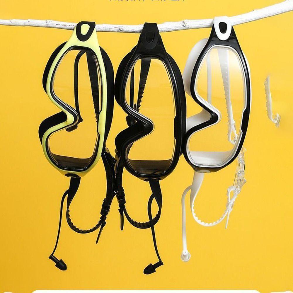 Рамка Силиконовые Плоские Очки для Дайвинга с Широким Обзором Очки для Плавания Очки для Плавание