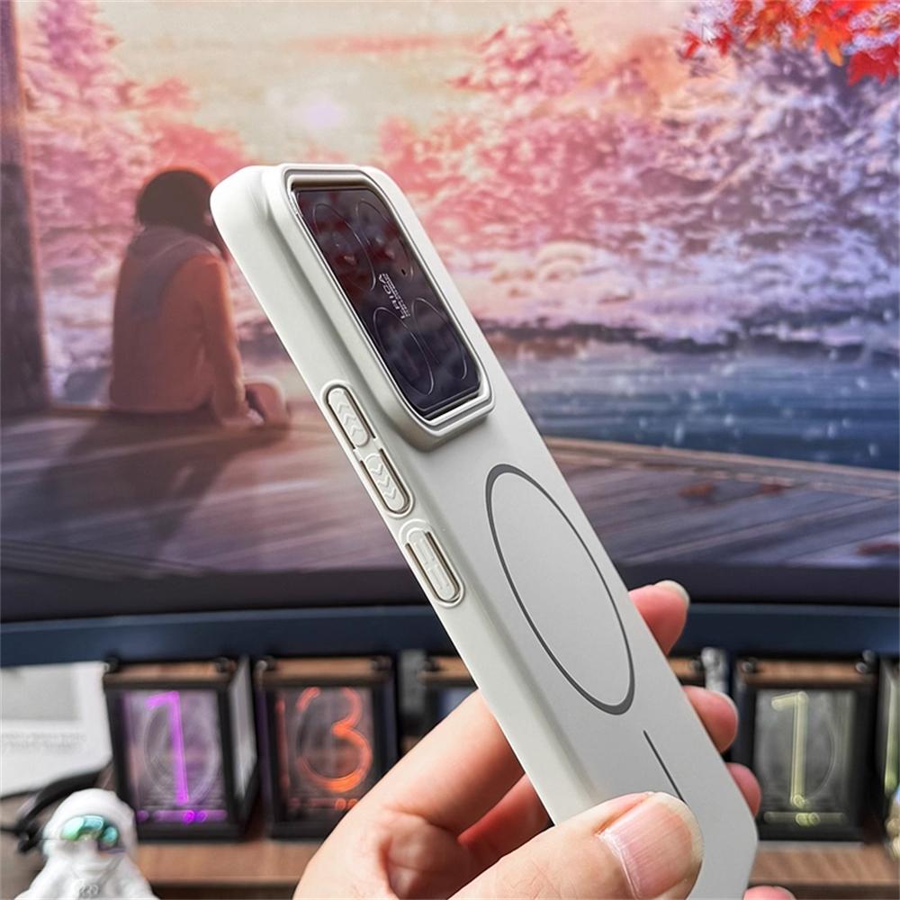 Ультратонкий матовый жесткий чехол для телефона из ПК для Xiaomi Mi 15 Pro и других - Совместим с магнитной беспроводной зарядкой