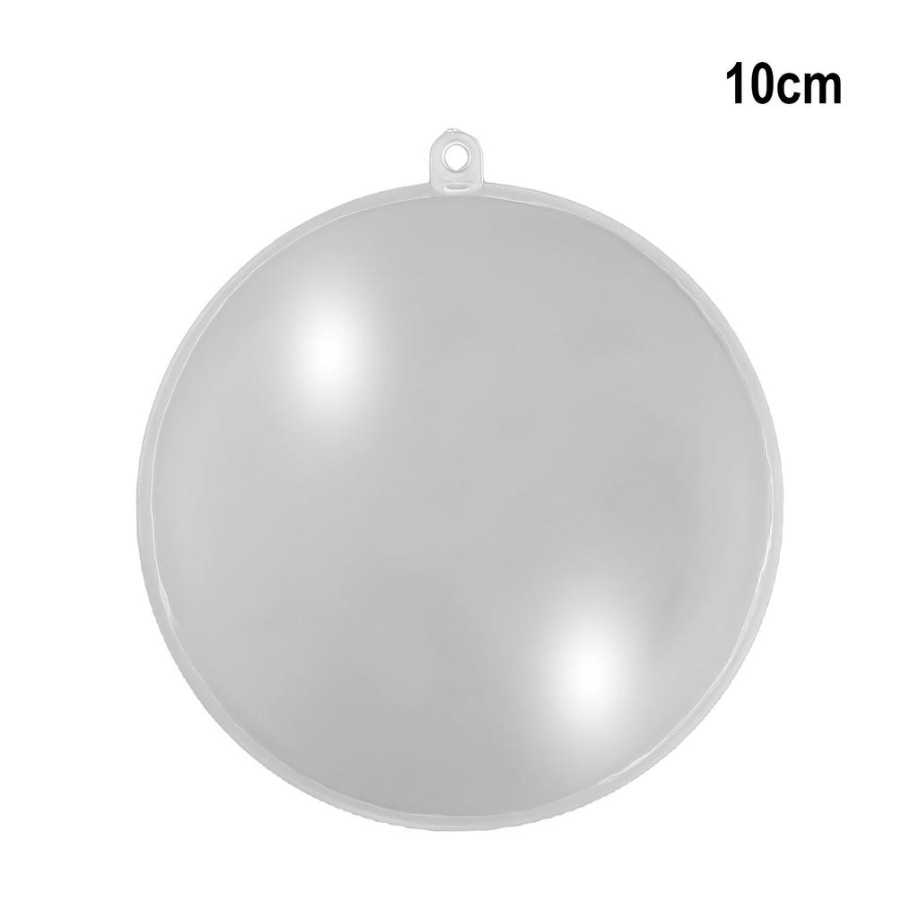 Plastic Christmas Ball Shopping Transparent 12cm 14cm