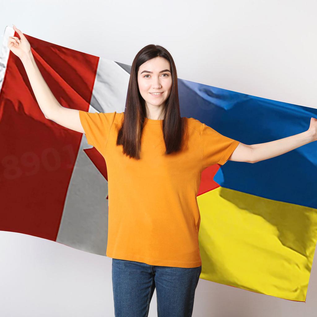 3х5 Украина Украинский маленький флаг 3х5 футов Баннер для дома Супер полиэстер Премиум, устойчивый к выцветанию