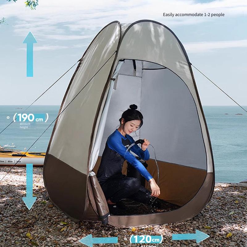 1 шт. 120 см Новая уличная палатка для купания Портативная палатка для переодевания Полевой душ Переодевание Мобильный туалет Без установки Быстрый старт