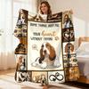 Soft Cozy Basset Hound Blanket Quilted Flannel Spread Suitable for Use Machine Washable Dog Spread for Couch & Living Room Pet Lov