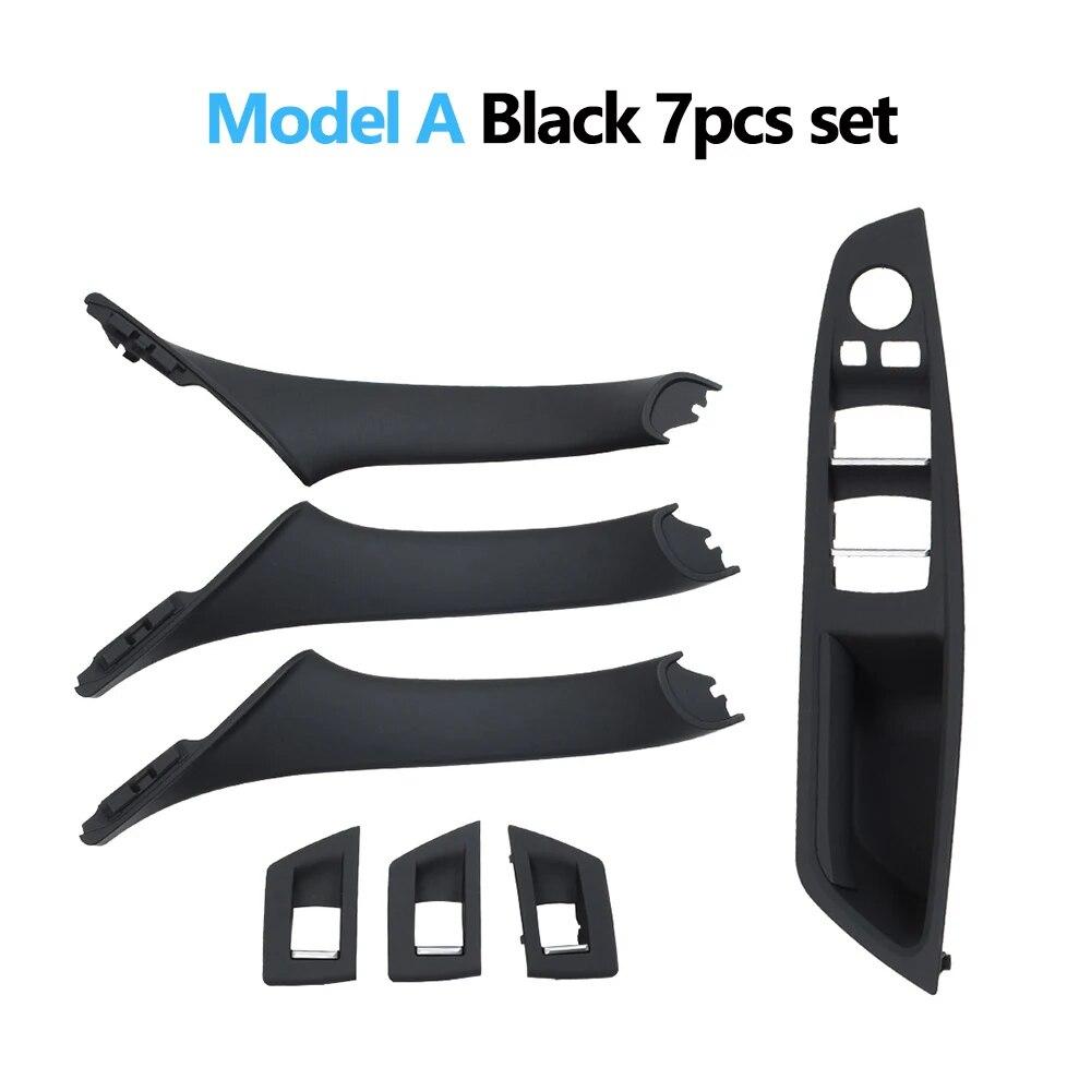 RHD Right Hand Driver Interior Door Window Switch Panel Pull Handle 7PCS Set For BMW F10 F11 F18 520 523 525 528 530