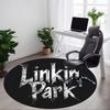 1 шт. Ковер-сиденье Linkin Park для офиса, нескользящий, мягкий и удобный, ковер для офиса, игр, легкий круглый напольный коврик