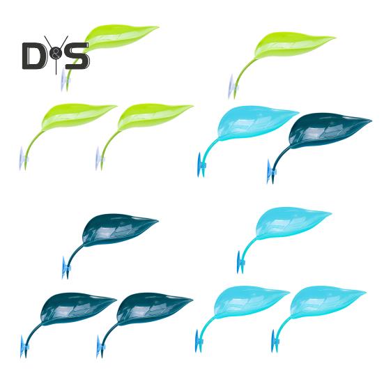 3 шт. Платформа для купания черепахи в форме листа, платформа для купания бородатой агамы с присосками, аксессуары для аквариума с древесной лягушкой, декор для аквариума с леопардовым гекконом