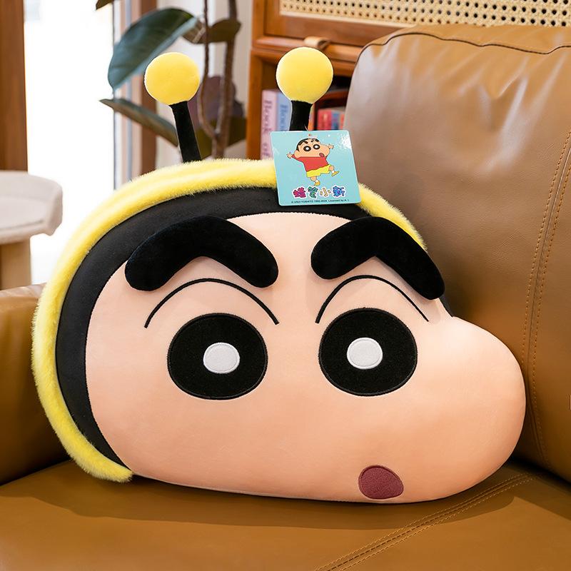 Crayon Shin Big Head Pillow Salted Egg Superman Doll Bed Accompanying Plush Toy Gift Exchange