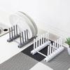 Storage Rack Shelf Kitchen Dish Plate Pot Cover Drying Drain Holder Plastic