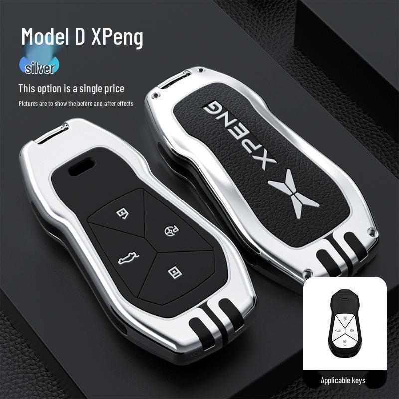 Premium Key Cover & Chain for Xiaopeng Models: P7, P7i, P5, G3, G3i, G6, G9 - Men's & Women's Edition