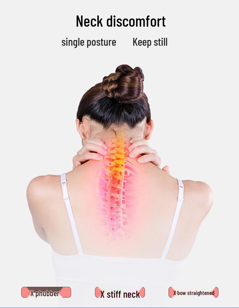 Подушка для шеи для путешествий: Подогреваемый шейный бандаж, пена с памятью для комфортного сна, съемный и моющийся для спящих на боку