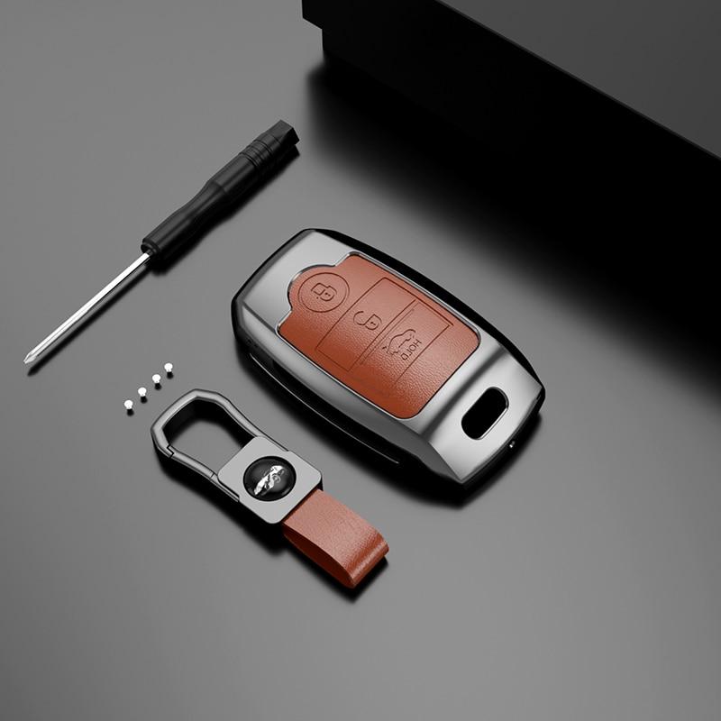 Чехол-держатель для автомобильных ключей для Kia Sportage Ceed Sorento Cerato Forte Kx3 K5 2017 2019 2020, аксессуары для удаленных ключей
