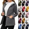 Womens Raincoats With Hood Lightweight Outdoor Hooded Waterproof Windbreaker Solid Trench Coat Jacket Plus Size