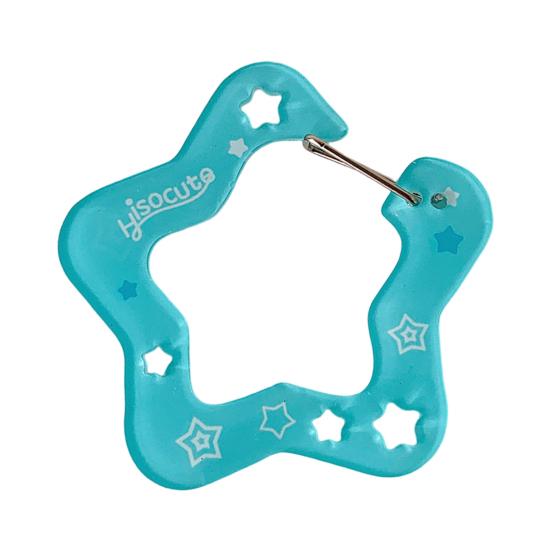 Карабин Брелок Звезда Клубничный Торт Форма Брелок Крючок Аксессуар для Ежедневного Ношения Многоцелевой Зажим