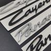 Совместим с 2024-2025 Porsche Cayenne/Panamera: Модификация эмблемы Turbo и 4-буквенной эмблемы.