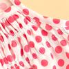 Colorful Polka Dot Dog Girl Sundress, Multi-Color Breathable Small Pet Dress, Cute Sleeveless Puppy Clothes Summer Apparel Skirt