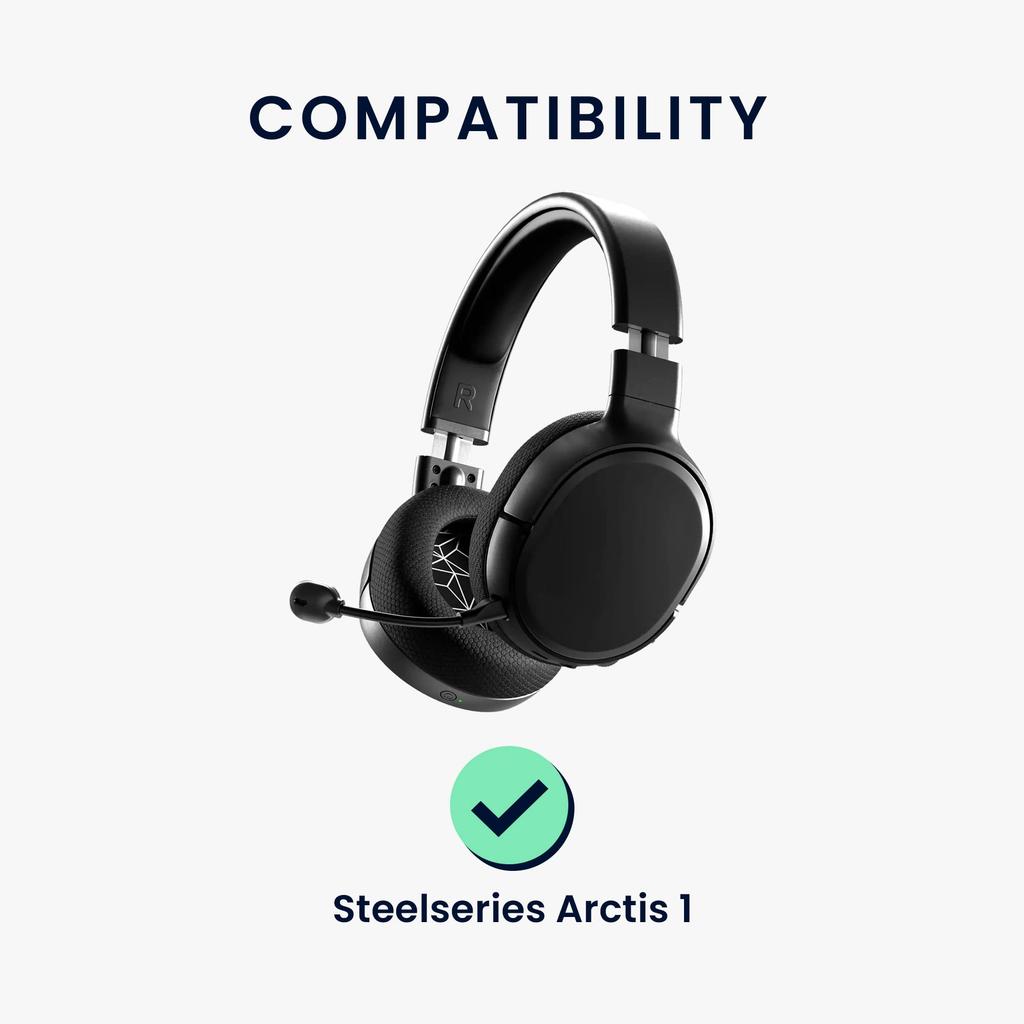 Kwmobile Совместимый с SteelSeries Arctis 1 Сменный микрофон Игровая гарнитура Съемный Черный - 3,5 мм