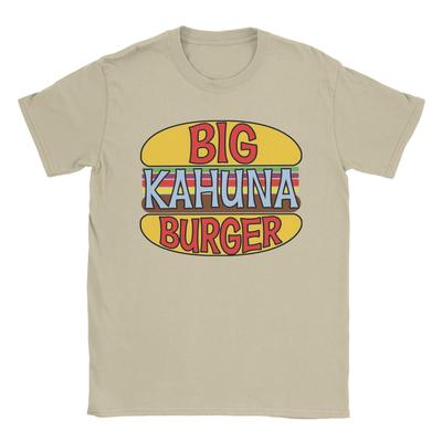 The Big Kahuna Burger Pulp Fiction TShirts for Unisex Cotton T Shirt Quentin Tarantino Short Sleeve Tee Shirt Graphic Clothing