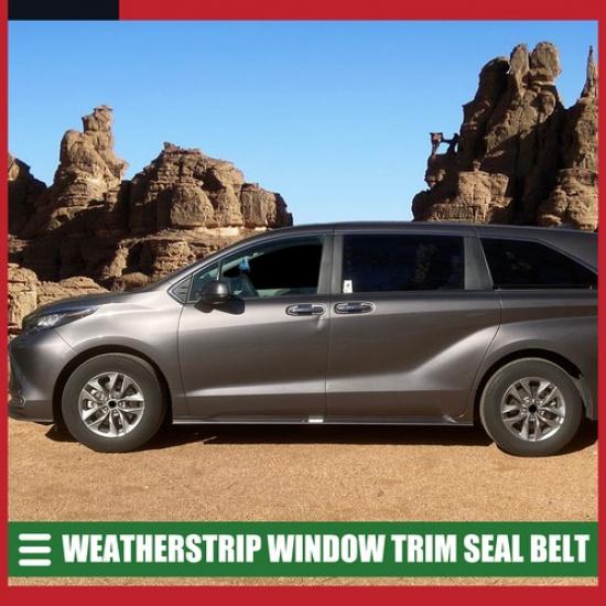 Упаковка из 1 шт. Для Toyota Sienna 2011- Уплотнитель стекла передней левой двери