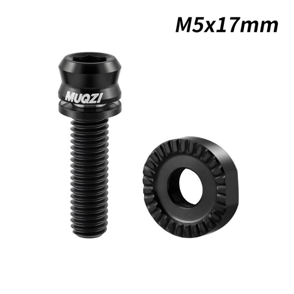 Arc-shaped Bike Frame Fixing Screws Titanium Zinc Zinc Alloy Bicycle Fixing Screw Gasket MTB Bike