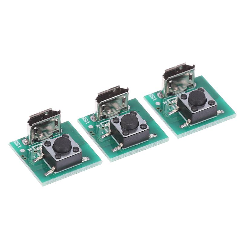 Яркий свет фонарик аксессуары Android порт зарядки сенсорный переключатель функция Diy модуль плата два набора светодиодов использование