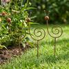 Rustproof Snail Shape Yard Art Weather Resistant Plant Snail Stake  Patio Porch