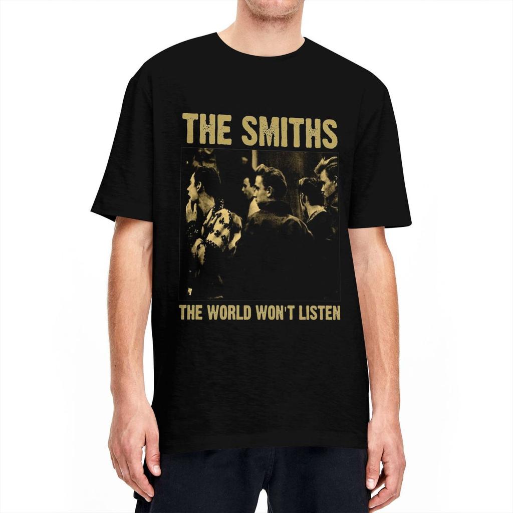 Футболка The Smiths Летняя Мода С Принтом Y2K Забавные Футболки 100% Хлопок Футболка Харадзюку Для Мужчин С Короткими Рукавами Повседневная Одежда