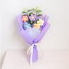 Hand Woven Rose Bouquets Yarn Knitted Mixed Bouquets Finished Products Birthday Gifts for Girlfriends and Teachers