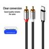 Разветвитель USB-C на RCA: 3,5-мм аудиокабель для телефона, компьютера и динамика