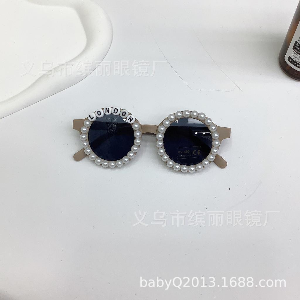 Солнцезащитные очки с защитой от ультрафиолета для детей, милые модные солнцезащитные очки для малышей, именные очки для мальчиков и девочек