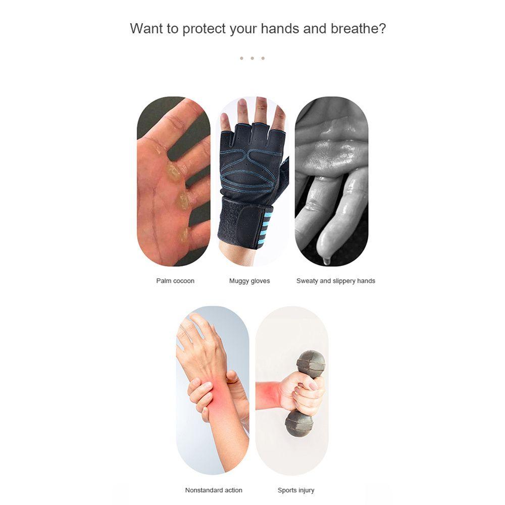 Подъемные подтягивания Тренировочные перчатки для рук с полупальцами Перчатки для захватов Перчатки для защиты Перчатки для захватов в спортзале