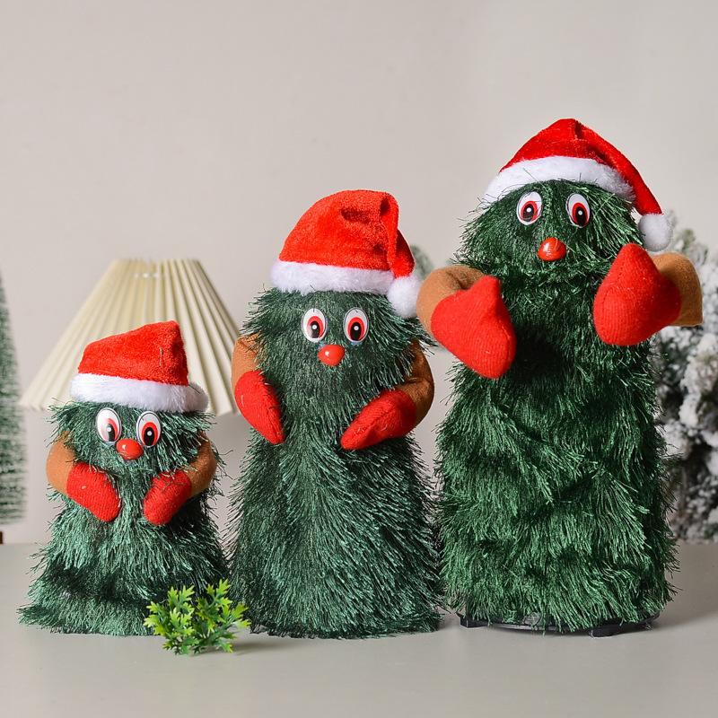 Dancing Christmas Tree Swinging Rotating Music Electric Children's Toy Christmas Gift Ornaments M