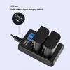 Тонкий аккумуляторный ЖК-дисплей Зарядное устройство Micro USB Надежный аксессуар для зарядки для Panasonic Lumix DMC GF6 GX7 GF3 База для зарядки аккумулятора