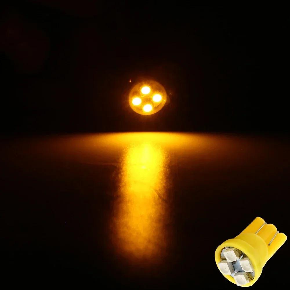 Автомобильная лампа T10 3528 1210 4SMD Широкий свет Лампа для чтения Панель приборов Лампа номерного знака W5W Мотоциклетное оборудование Аксессуары Amagi