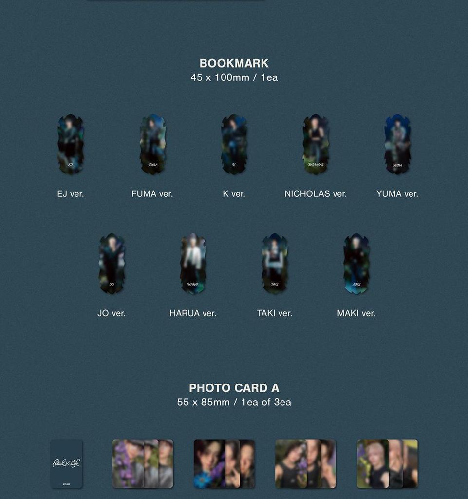 (Рёв вер.) &TEAM [Back to Life] KR 1-й мини-альбом