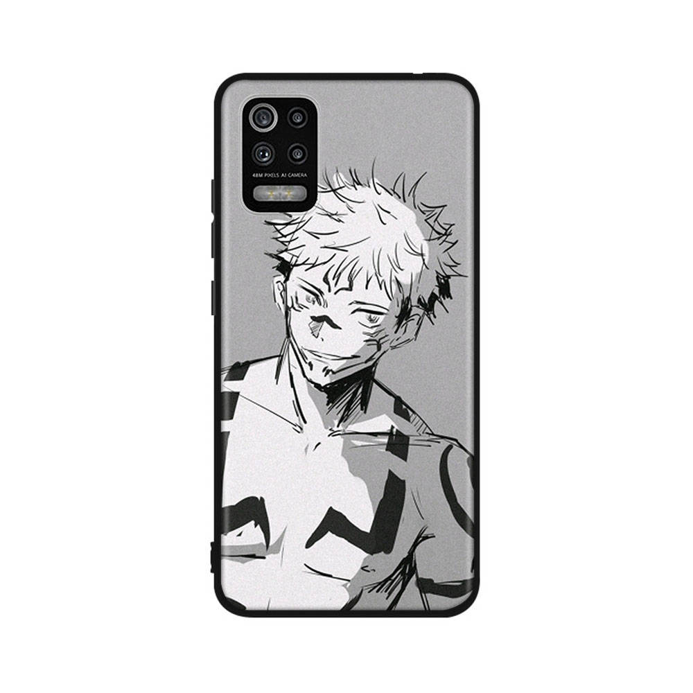 DT22 Jujutsu Kaisen Case for OPPO Reno 8 6 5 4 Pro Find X3 A17 A31 A38 A40 A53 A54 A55 A74 A76 A78 A77 A80 A94 A95 A96 Lite Black Soft Cover