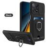 Роскошный чехол с окном для камеры Poco X6 Pro X5 X4 GT X3 NFC Coque для Poco M6 Pro M5S M4 C65 Магнитный чехол для телефона с гнездом для карты
