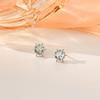 Blue Diamond Small Star Earrings Are Beautiful, Light Luxury, High-end and Versatile Commuter Earrings New Style