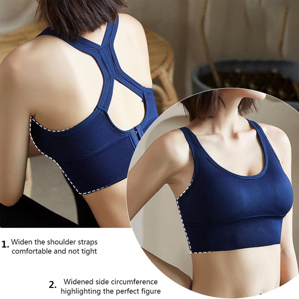Women Sports Bra Push Up Crop Top Female Workout Fitness Gym Tank Top Running Yoga Braletter Athletic Sportswear