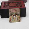 Двусторонний медный амулет Будды Пятого Мастера Манджушри для чехла телефона или сумки