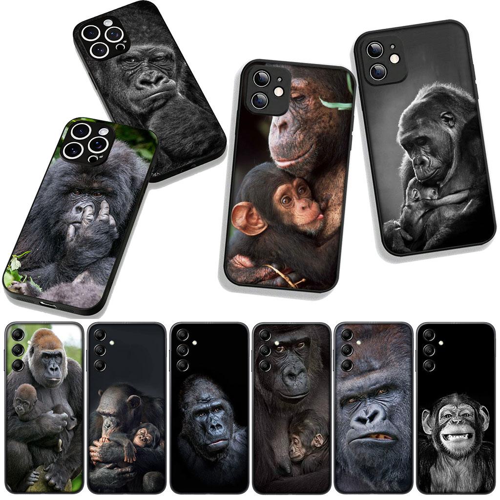 Cover for Xiaomi Redmi Note 14 12 13 ProPlus A4 A3 Pro Plus 12C 13C 14C 5G Phone Case Animal Monkey Gorilla Ape Baby