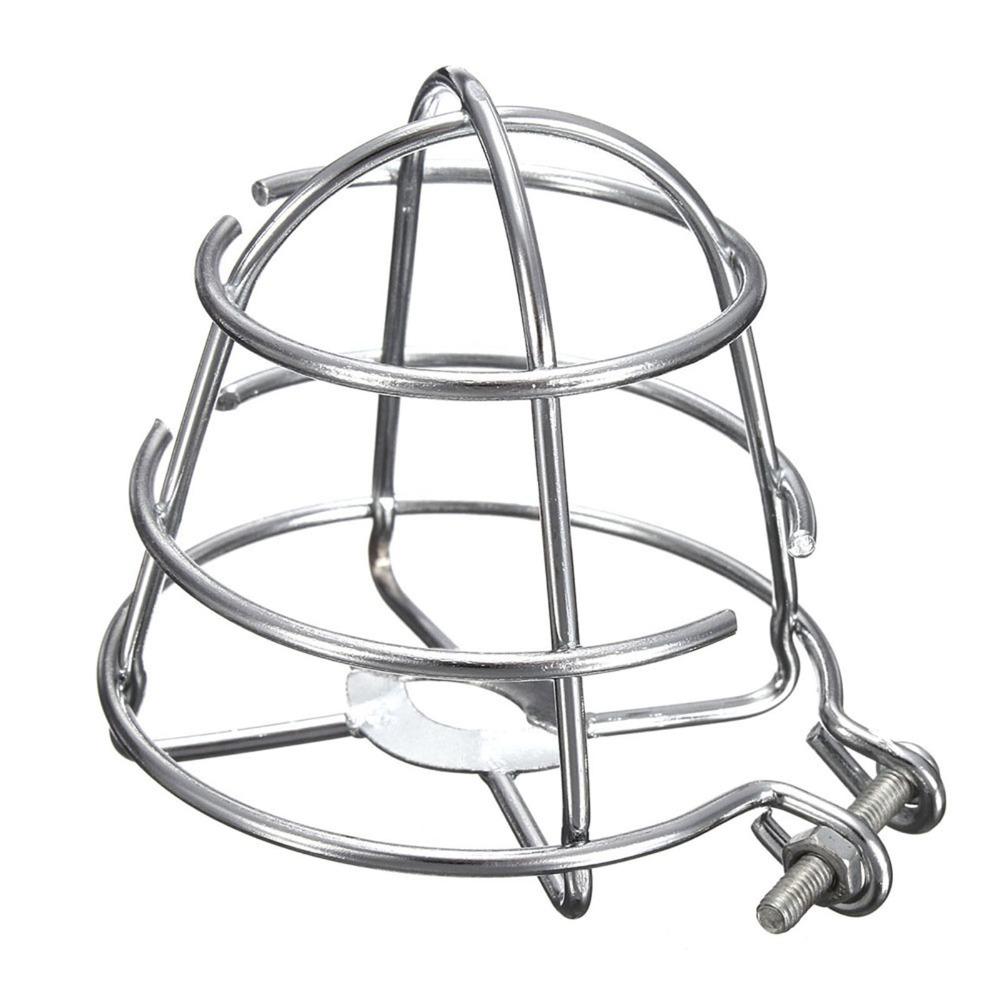 2pcs Screw Type Sprinkler Protector Cage Iron Universal Sprinkler Cover Garage Use